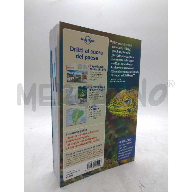 GUIDA TURISTICA LONELY PLANET ECUADOR E GALAPAGOS | Mercatino dell'Usato Moncalieri bengasi 2