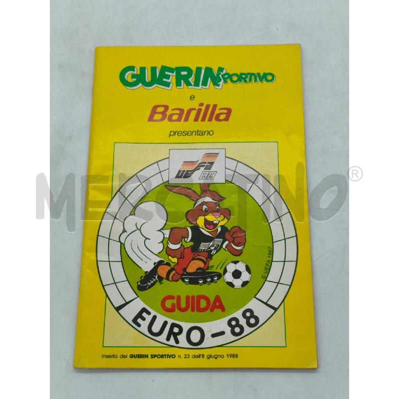 GUIDA UEFA EURO 88 GUERIN SPORTIVO BARILLA 1988 | Mercatino dell'Usato Moncalieri bengasi 1
