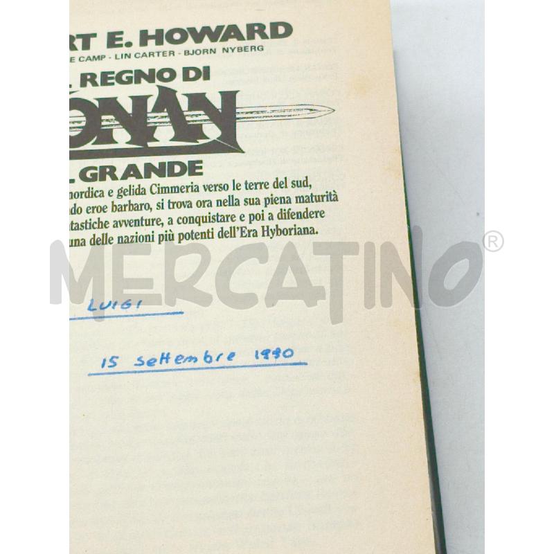 IL REGNO DI CONAN IL GRANDE EDITRICE NORD 1989 | Mercatino dell'Usato Moncalieri bengasi 3