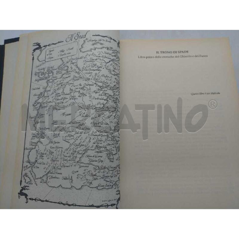 IL TRONO DI SPADE LIBRO PRIMO DELLE CRONACHE DEL GHIACCIO E DEL FUOCO OSCAR MONDADORI 2014 | Mercatino dell'Usato Moncalieri bengasi 4