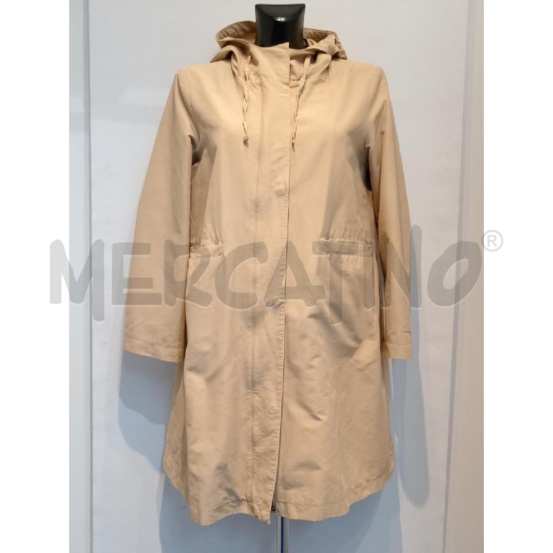 IMPERMEABILE DONNA MAX6CO BEIGE CON CAPPUCCIO  | Mercatino dell'Usato Moncalieri bengasi 1