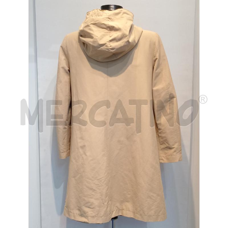 IMPERMEABILE DONNA MAX6CO BEIGE CON CAPPUCCIO  | Mercatino dell'Usato Moncalieri bengasi 2
