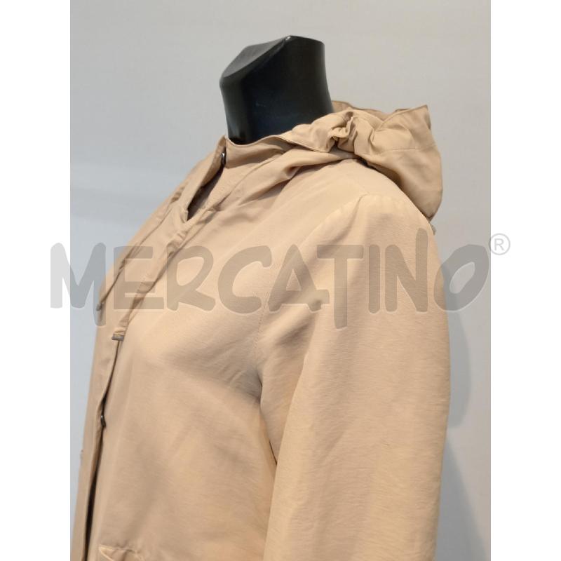 IMPERMEABILE DONNA MAX6CO BEIGE CON CAPPUCCIO  | Mercatino dell'Usato Moncalieri bengasi 4