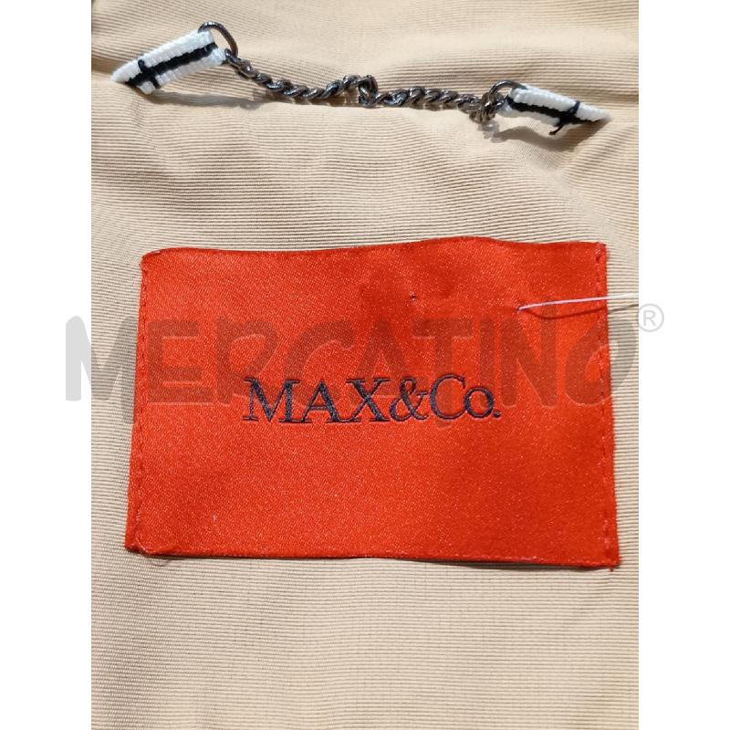 IMPERMEABILE DONNA MAX6CO BEIGE CON CAPPUCCIO  | Mercatino dell'Usato Moncalieri bengasi 5