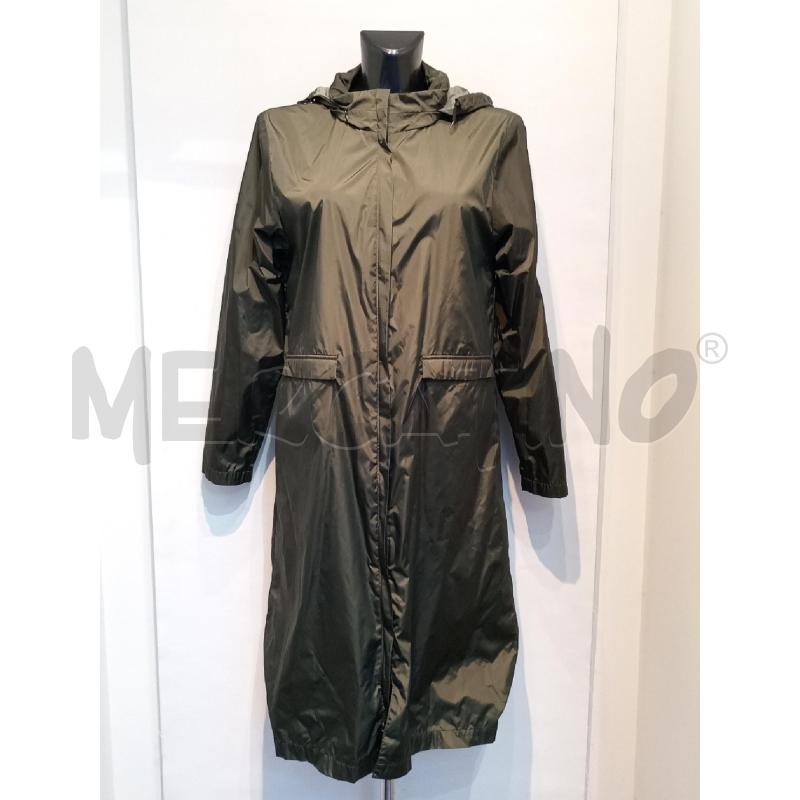 IMPERMEABILE DONNA MONCLER VERDE MILITARE | Mercatino dell'Usato Moncalieri bengasi 1