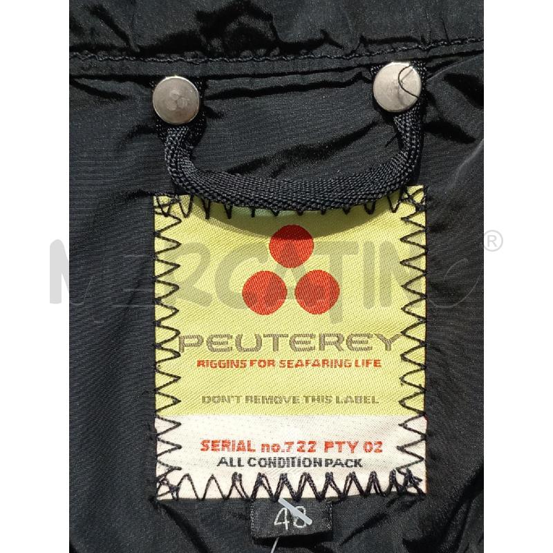 IMPERMEABILE DONNA PEUTEREY NERO MODELLO SAFARI CORTO  | Mercatino dell'Usato Moncalieri bengasi 5