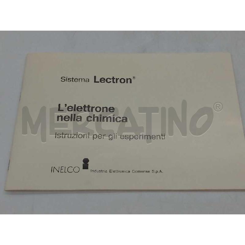 INELCO LECTRON AMPLIAMENTO 2006 L'ELETTRONE NELLA CHIMICA | Mercatino dell'Usato Moncalieri bengasi 4