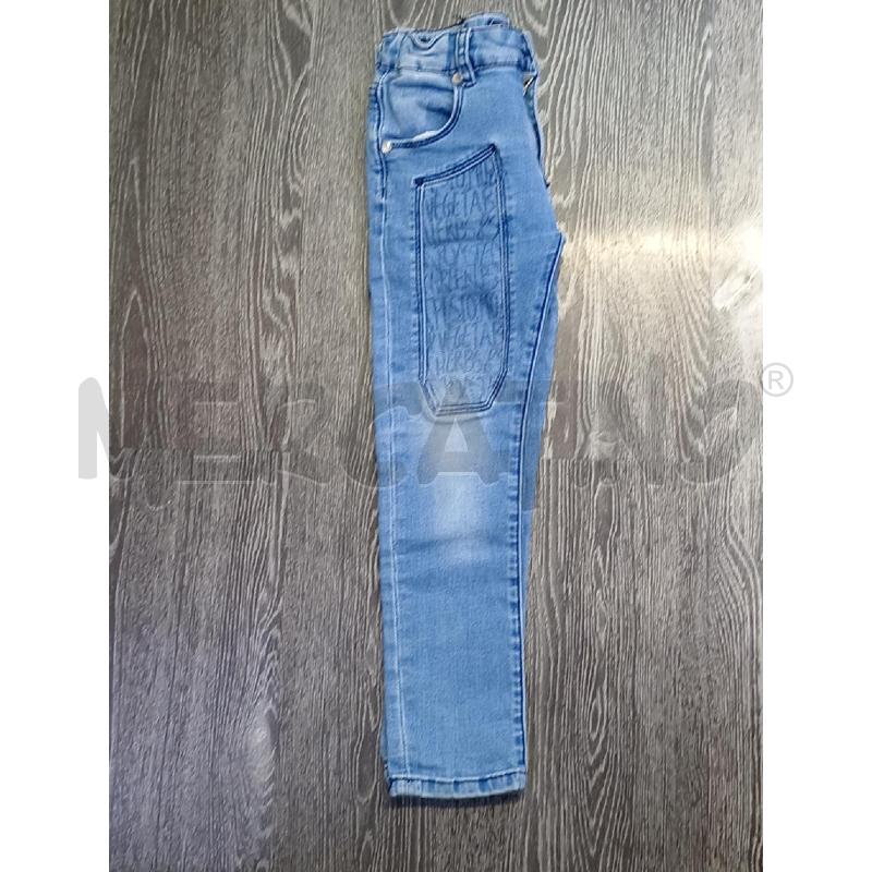 JEANS BAMBINO JECKERSON CHIARO CON SCRITTE | Mercatino dell'Usato Moncalieri bengasi 3