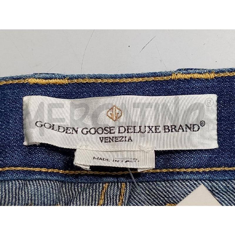 JEANS DONNA GOLDEN GOOSE BLU DORATO STAMPA FIORI | Mercatino dell'Usato Moncalieri bengasi 5