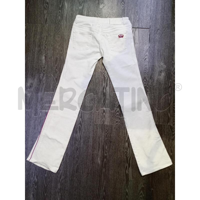 JEANS DONNA GUCCI BIANCO BANDA VIOLA  | Mercatino dell'Usato Moncalieri bengasi 2