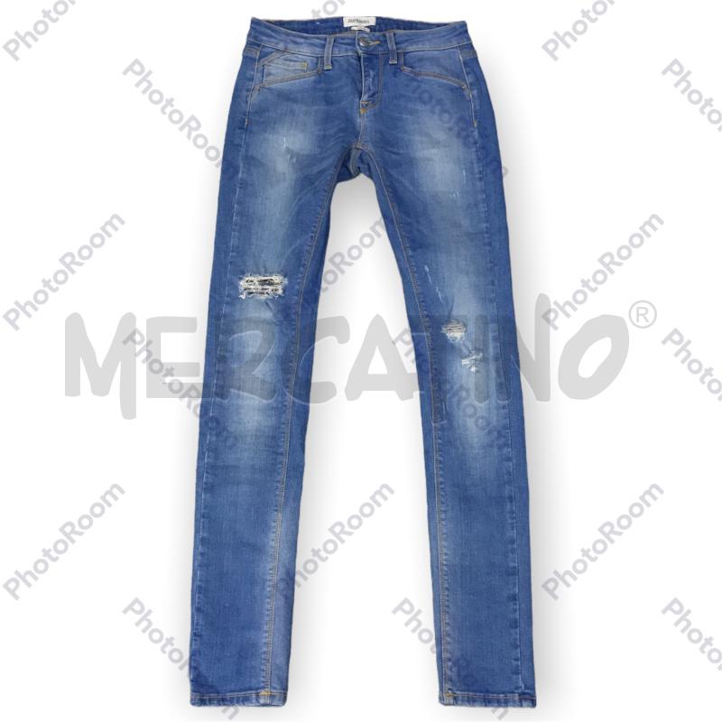 JEANS DONNA ROY ROGERS CHIARO SFUMATO STRAPPI | Mercatino dell'Usato  Moncalieri bengasi