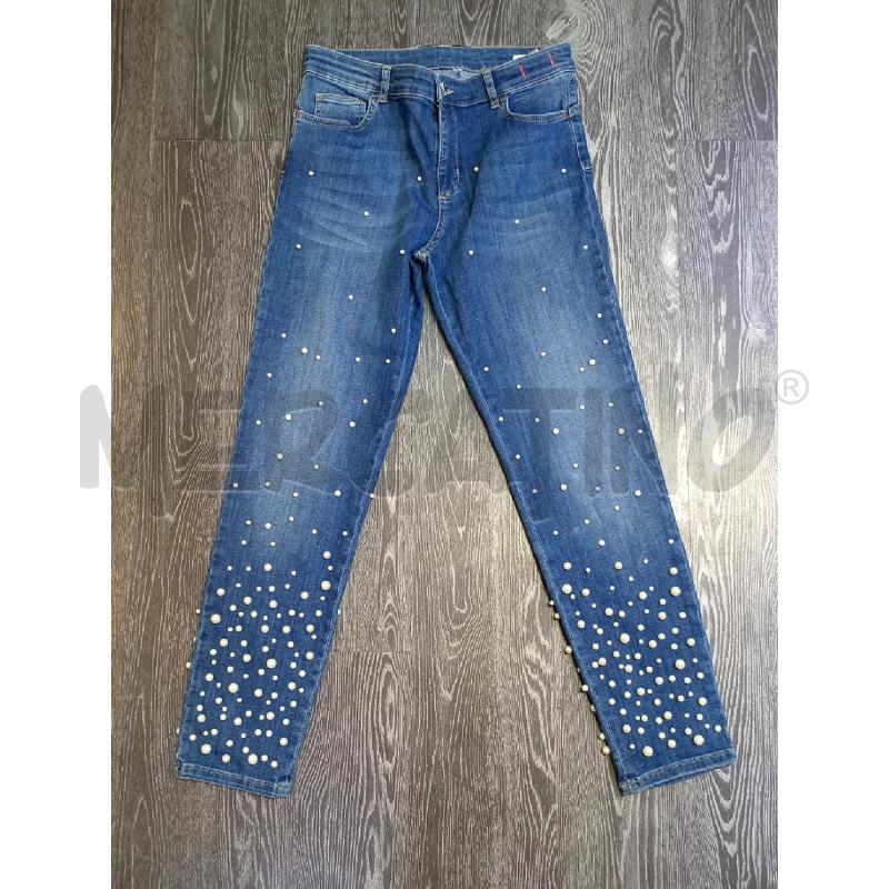 JEANS DONNA TWIN SET CON PERLE  | Mercatino dell'Usato Moncalieri bengasi 1