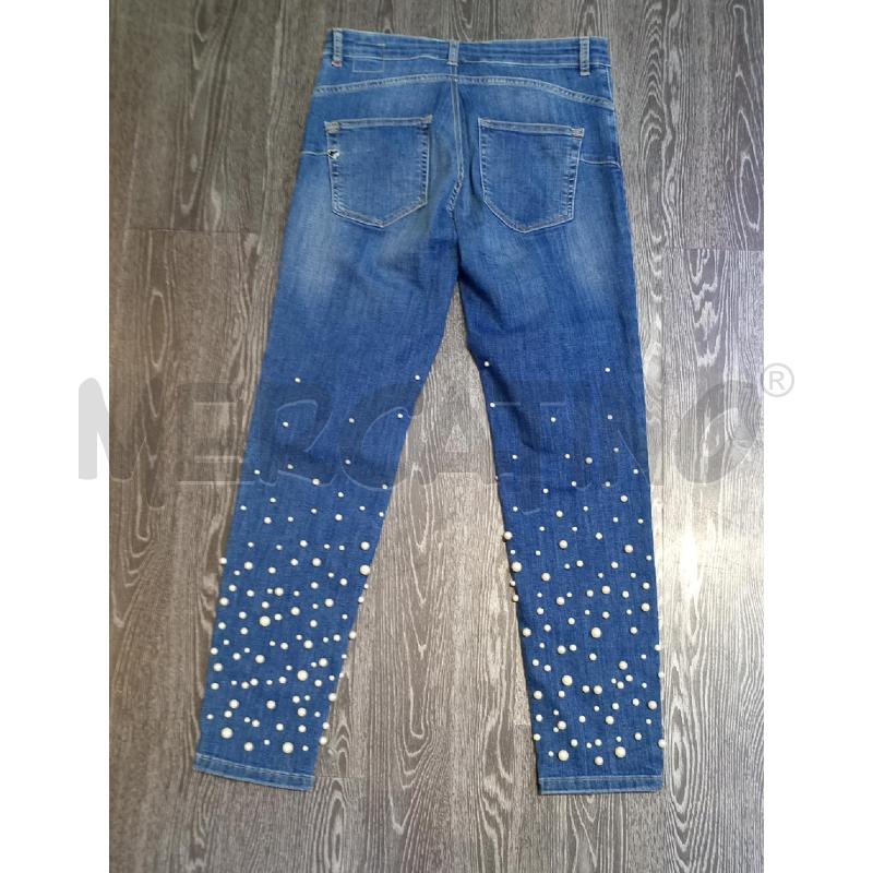 JEANS DONNA TWIN SET CON PERLE  | Mercatino dell'Usato Moncalieri bengasi 2