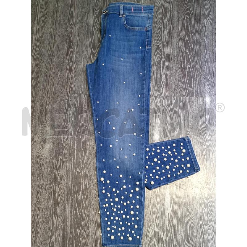 JEANS DONNA TWIN SET CON PERLE  | Mercatino dell'Usato Moncalieri bengasi 3