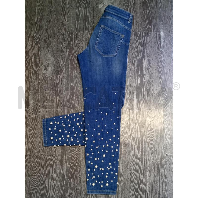 JEANS DONNA TWIN SET CON PERLE  | Mercatino dell'Usato Moncalieri bengasi 4
