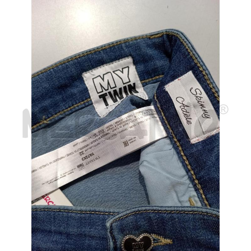 JEANS DONNA TWIN SET CON PERLE  | Mercatino dell'Usato Moncalieri bengasi 5