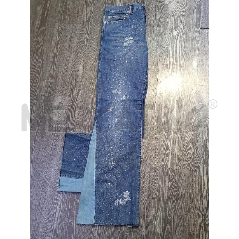 JEANS D&G BLU PUNTINATO A ZAMPA | Mercatino dell'Usato Moncalieri bengasi 4