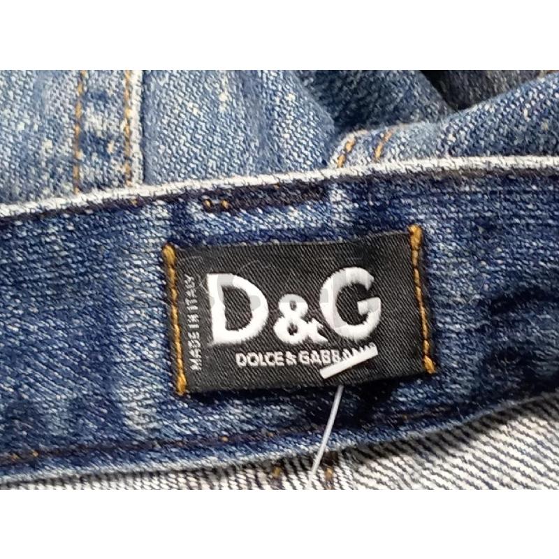 JEANS D&G BLU PUNTINATO A ZAMPA | Mercatino dell'Usato Moncalieri bengasi 5