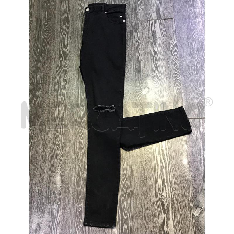 JEANS UOMO BALMAIN NERO SKINNY STRAPPI GINOCCHIA | Mercatino dell'Usato Moncalieri bengasi 3