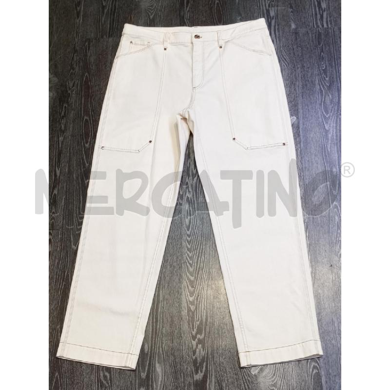 JEANS UOMO BRUNELLO CUCINELLI PANNA  | Mercatino dell'Usato Moncalieri bengasi 2