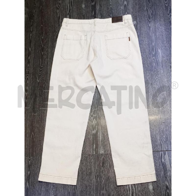JEANS UOMO BRUNELLO CUCINELLI PANNA  | Mercatino dell'Usato Moncalieri bengasi 3