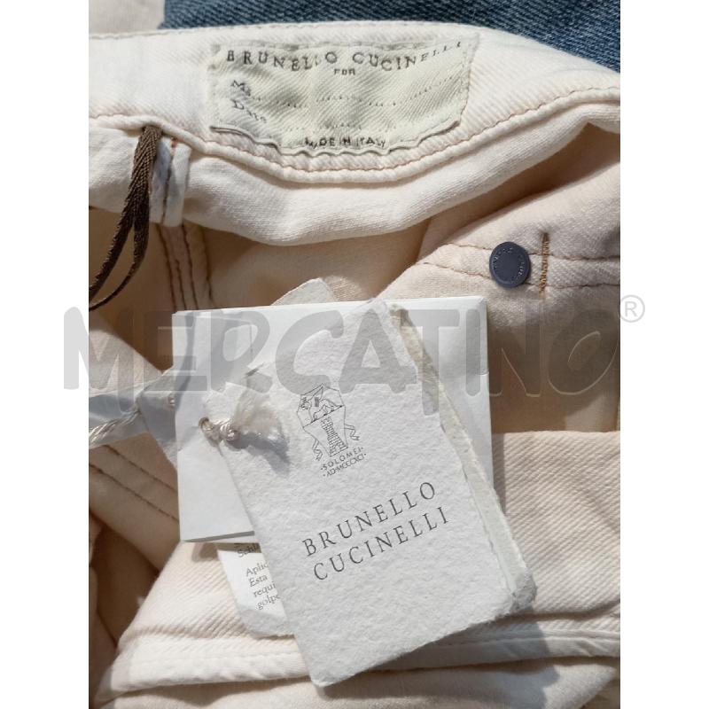 JEANS UOMO BRUNELLO CUCINELLI PANNA  | Mercatino dell'Usato Moncalieri bengasi 5