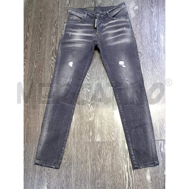 JEANS UOMO DSQUARED NERO SLIM | Mercatino dell'Usato Moncalieri bengasi 1