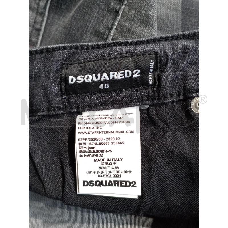 JEANS UOMO DSQUARED NERO SLIM | Mercatino dell'Usato Moncalieri bengasi 4