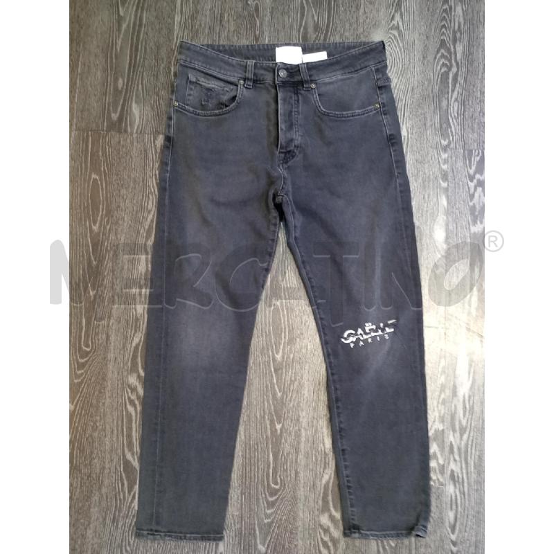 JEANS UOMO GAELLE NERO CON LOGO GINOCCHIO  | Mercatino dell'Usato Moncalieri bengasi 1