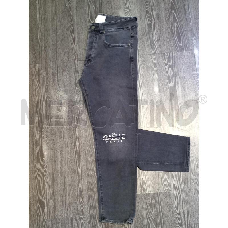 JEANS UOMO GAELLE NERO CON LOGO GINOCCHIO  | Mercatino dell'Usato Moncalieri bengasi 3