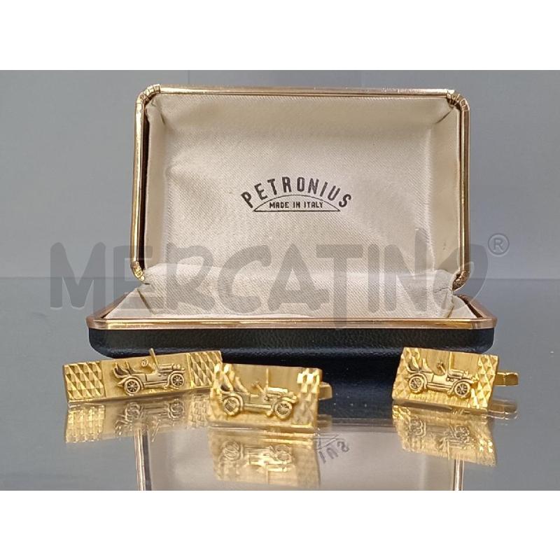 KIT GEMELLI E FERMACRAVATTA PETRONIUS | Mercatino dell'Usato Moncalieri bengasi 1