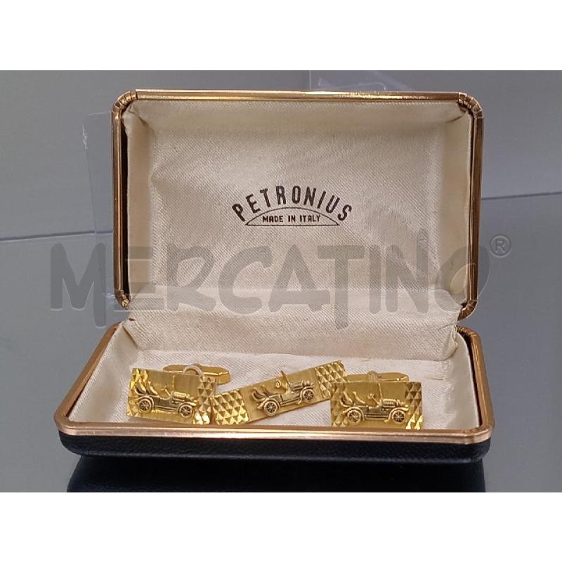 KIT GEMELLI E FERMACRAVATTA PETRONIUS | Mercatino dell'Usato Moncalieri bengasi 5