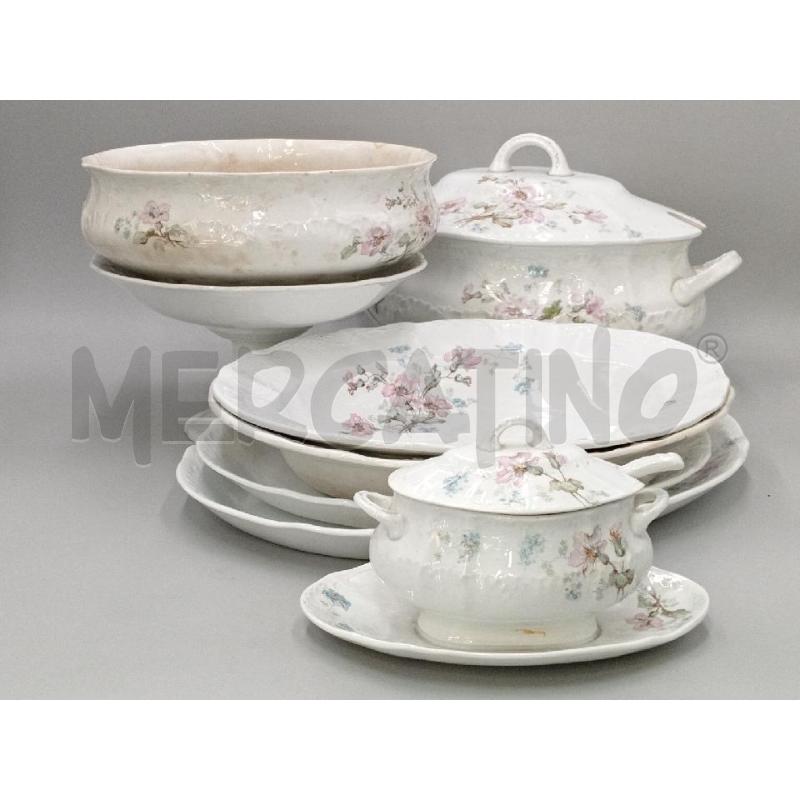 KIT INCOMPLETO STOVIGLIE MEDIOLANUM 7PZ FIORI | Mercatino dell'Usato Moncalieri bengasi 1