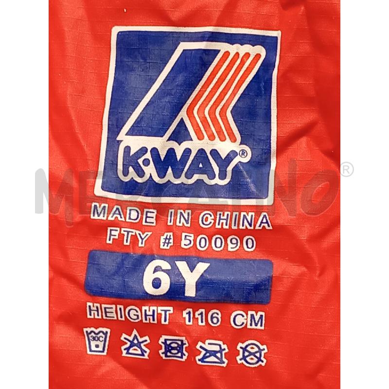KWAY BAMBINO K WAY ROSSO | Mercatino dell'Usato Moncalieri bengasi 5
