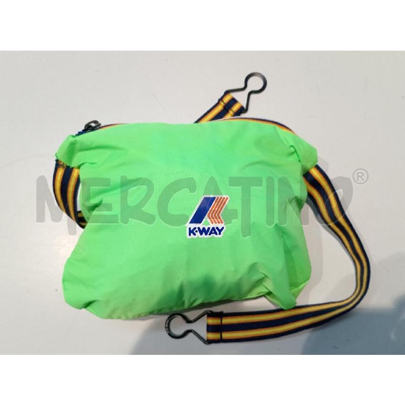 KWAY  KWAY VERDE FLUO  | Mercatino dell'Usato Moncalieri bengasi 3