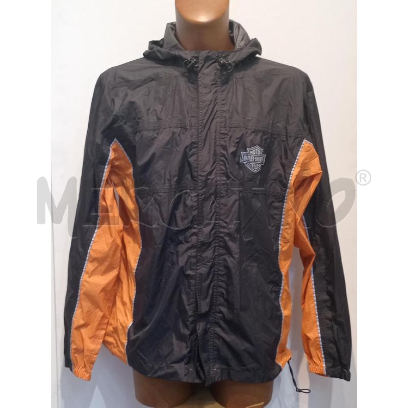KWAY  UOMO HARLEY DAVIDSON NERO E ARANCIONE  | Mercatino dell'Usato Moncalieri bengasi 1