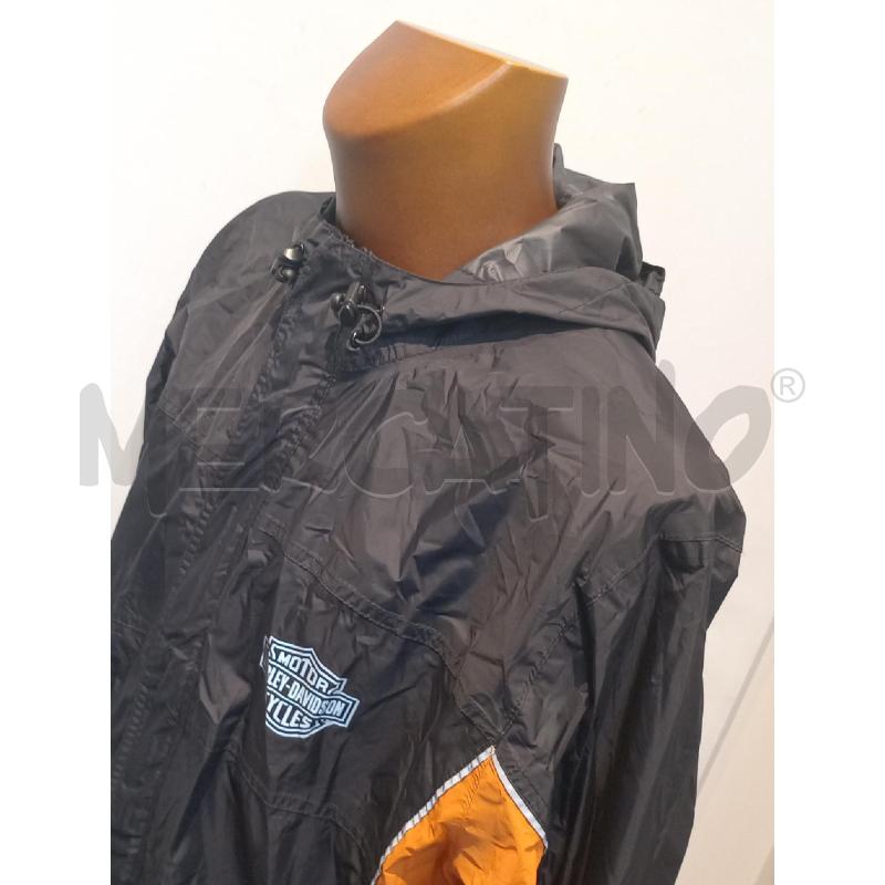 KWAY  UOMO HARLEY DAVIDSON NERO E ARANCIONE  | Mercatino dell'Usato Moncalieri bengasi 3
