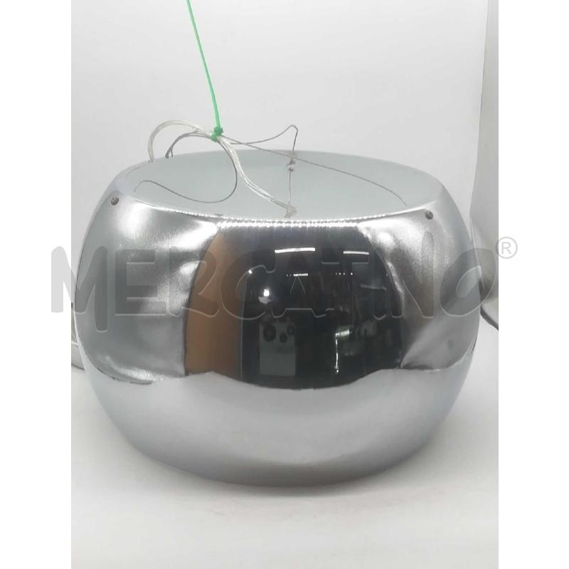 LAMPADARIO 3 LUX CAMPANA METALLO CROMATO INSPIRE | Mercatino dell'Usato Moncalieri bengasi 1