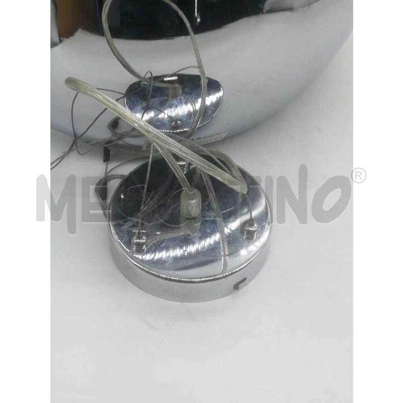 LAMPADARIO 3 LUX CAMPANA METALLO CROMATO INSPIRE | Mercatino dell'Usato Moncalieri bengasi 3