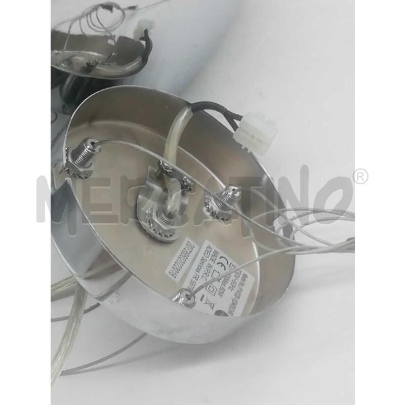 LAMPADARIO 3 LUX CAMPANA METALLO CROMATO INSPIRE | Mercatino dell'Usato Moncalieri bengasi 4