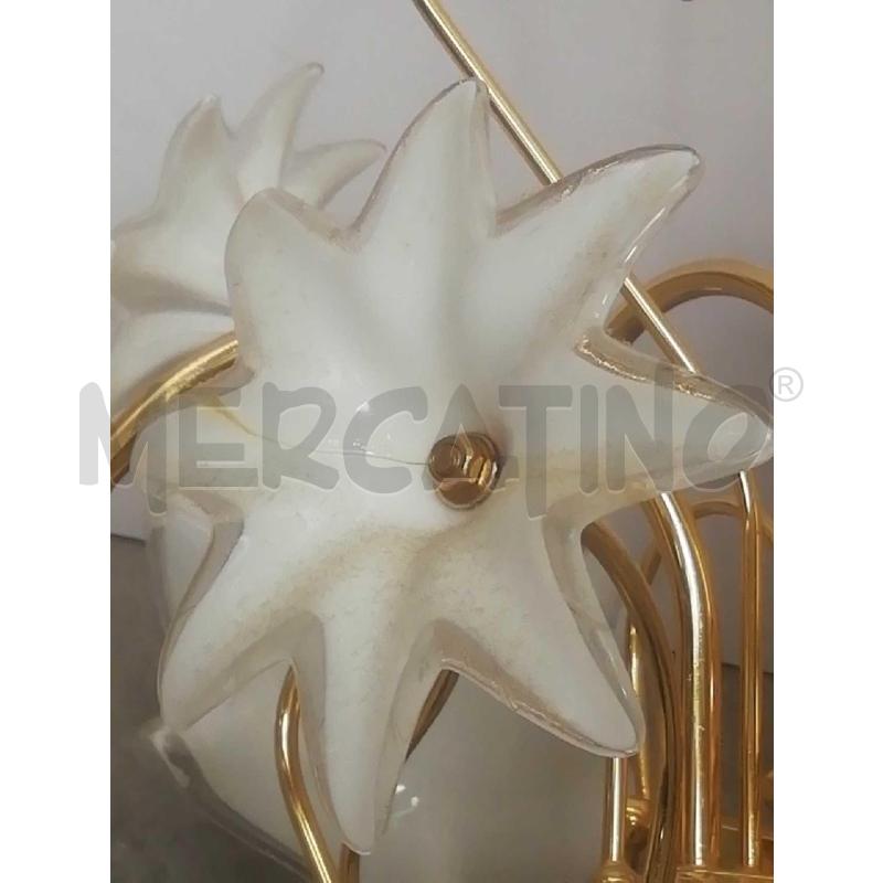 LAMPADARIO 5 LUX FIORI | Mercatino dell'Usato Moncalieri bengasi 3