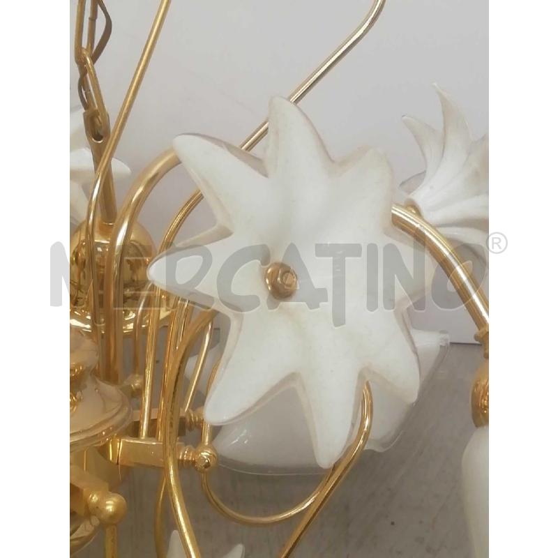 LAMPADARIO 5 LUX FIORI | Mercatino dell'Usato Moncalieri bengasi 5