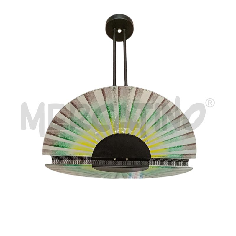 LAMPADARIO ALOGENO VETRO MULTICOLOR FOGLIE | Mercatino dell'Usato Moncalieri bengasi 2