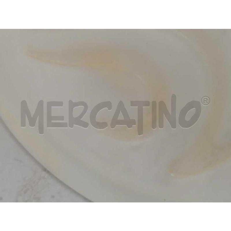 LAMPADARIO CAMPANA VETRO SATINATO C/LAVORAZIONE LINEE BEIJE  | Mercatino dell'Usato Moncalieri bengasi 5