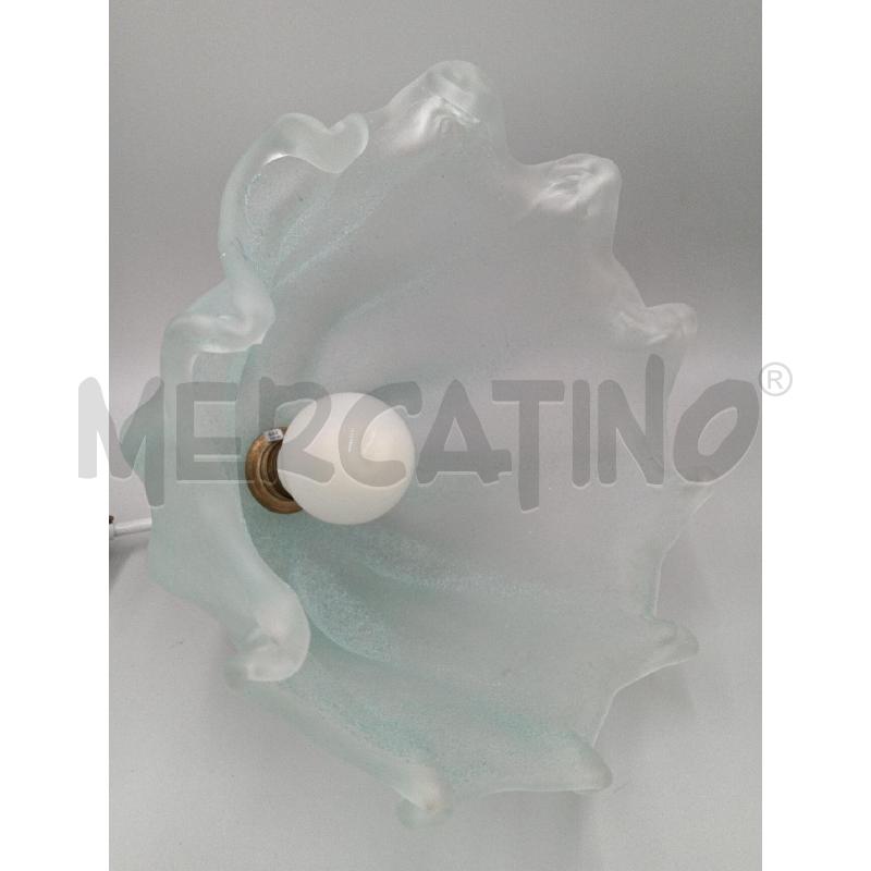 LAMPADARIO CAMPANA VETRO STILE MURANO OPACO INTERNO SATINATO  | Mercatino dell'Usato Moncalieri bengasi 4