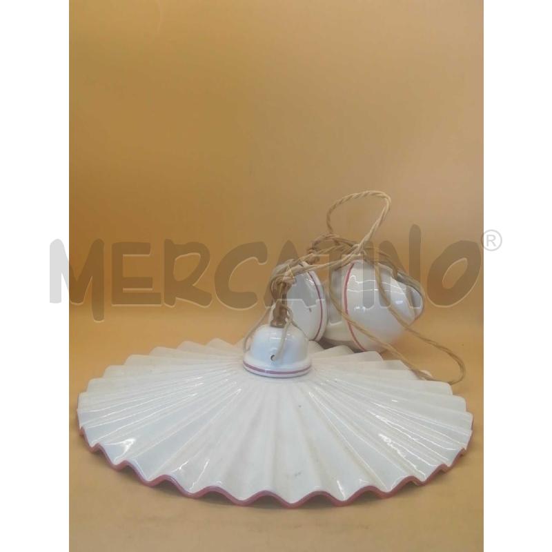 LAMPADARIO DISCO 1 LUX CERAMICA CONTRAPPESO | Mercatino dell'Usato Moncalieri bengasi 1