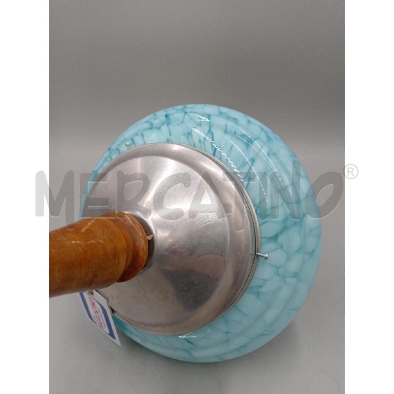LAMPADARIO EPOCA BOCCIA AZZURRA  | Mercatino dell'Usato Moncalieri bengasi 4