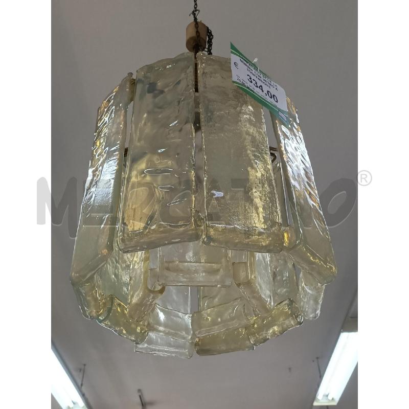 LAMPADARIO STILE LA MURINA CON VETRO A SOSPENSIONE | Mercatino dell'Usato Moncalieri bengasi 4