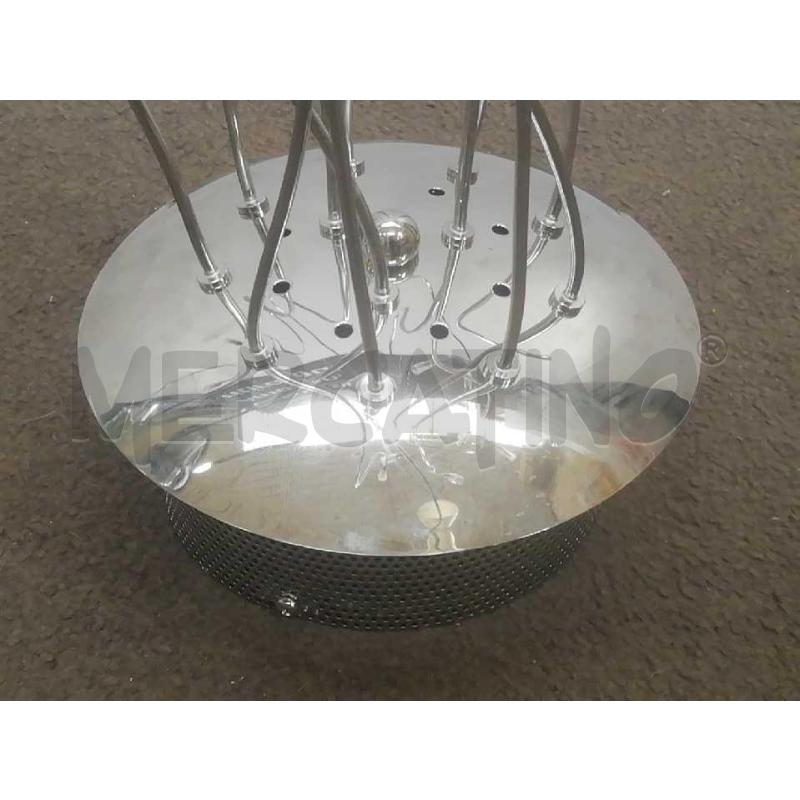 LAMPADARIO TENTACOLARE CROMATO METAL LUX | Mercatino dell'Usato Moncalieri bengasi 2