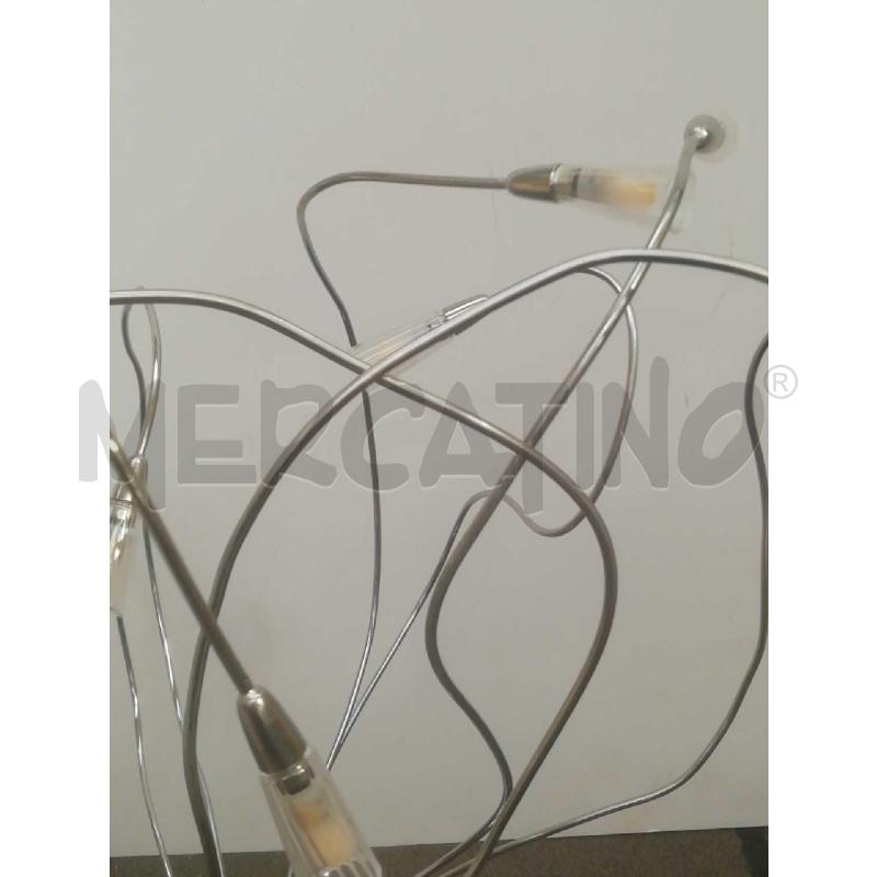 LAMPADARIO TENTACOLARE CROMATO METAL LUX | Mercatino dell'Usato Moncalieri bengasi 4